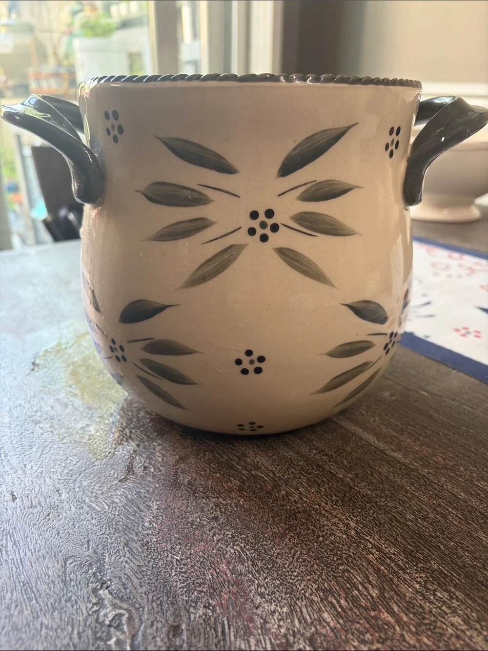 Temp-tations Grey Old World Utensil Holder